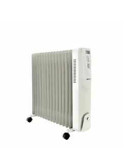 gvc pro 13-Fins Oil Heater 2500 W GVOR-2013 White  - Image 2