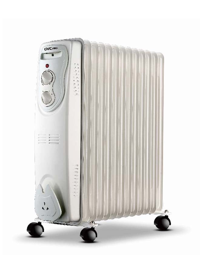 gvc pro 13-Fins Oil Heater 2500 W GVOR-2013 White - Image 1