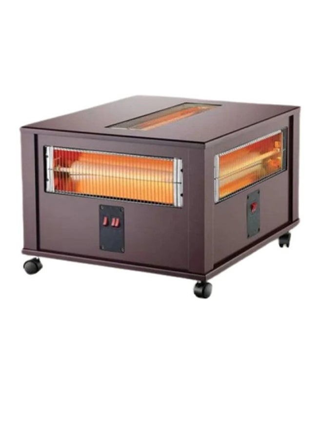 gvc pro Quartz Heater 2400 W GVHT-3441 Brown - Image 1