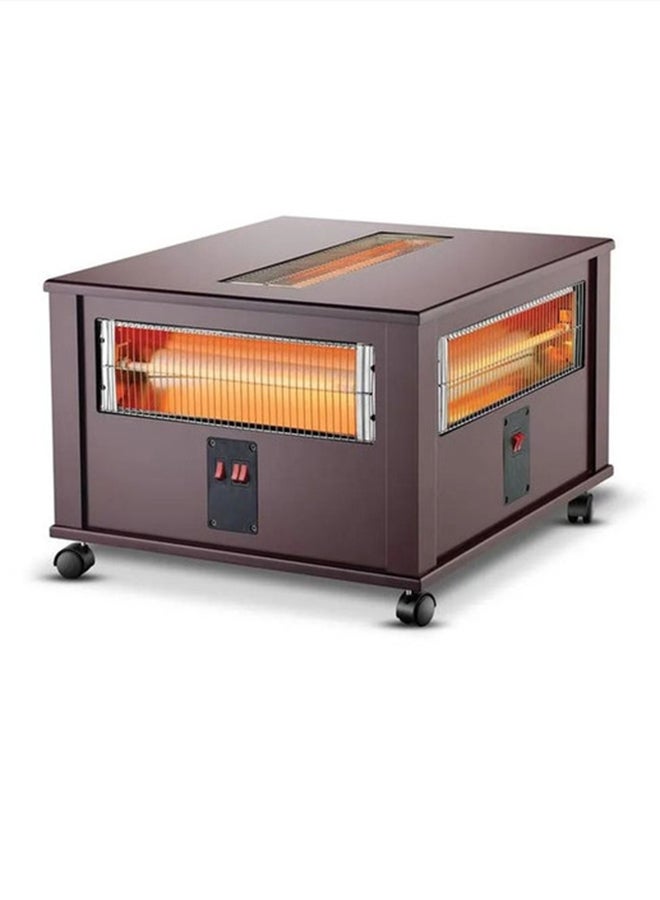 gvc pro Quartz Heater 2400 W GVHT-3441 Brown - Image 3