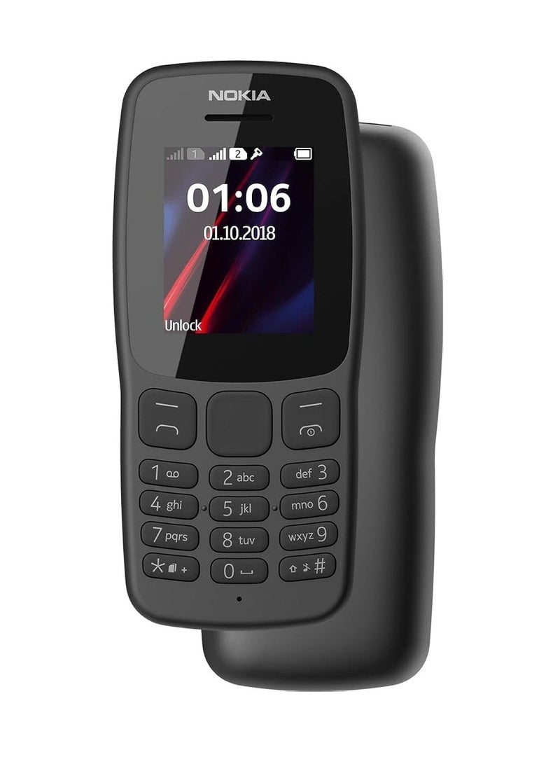 NOKIA Mobile 106 Black 4G 
