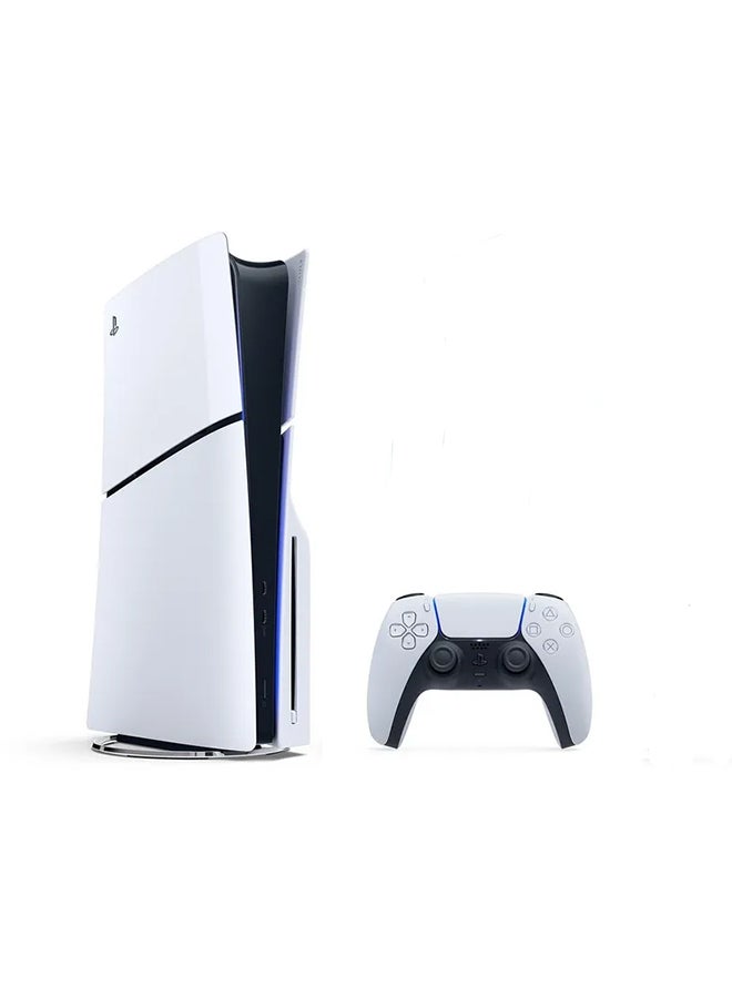 إصدار قرص وحدة تحكم PlayStation 5 Slim مع وحدة تحكم - موديل جديد 2023 (الإصدار الدولي) - pnsku/N70022609V/45/_/1699418409/a609e3fa-897b-4f59-b0e8-d6c8c9bf0794