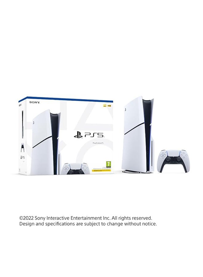 سوني إصدار قرص وحدة تحكم PlayStation 5 Slim مع وحدة تحكم - موديل جديد 2023 (الإصدار الدولي) - Image 5