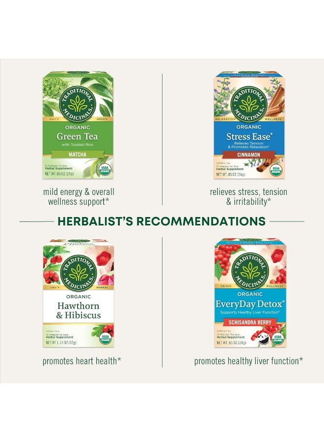 Traditional Medicinals Hibiscus 16 Wrapped Tea Bags  - Image 5