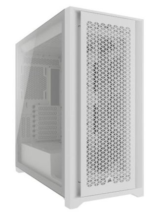 5000D Core Airflow Mid-Tower ATX PC Case, High-Airflow Front Panel, Tempered Glass Case Windows, Up to 360mm Radiator & 12x Fan Support, 25mm Cable Routing, CC-9011262-WW White - pnsku/N70022705V/45/_/1700560992/45ee2a56-8ee9-4212-82e4-5f6eb6dbb379