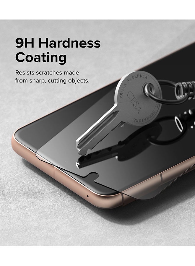 Ringke Full Cover Tempered Glass Screen Protector Compatible With Google Pixel 8, Premium 9H Hardness Protective Film With Installation Kit- 2 Pack Clear  - Image 3