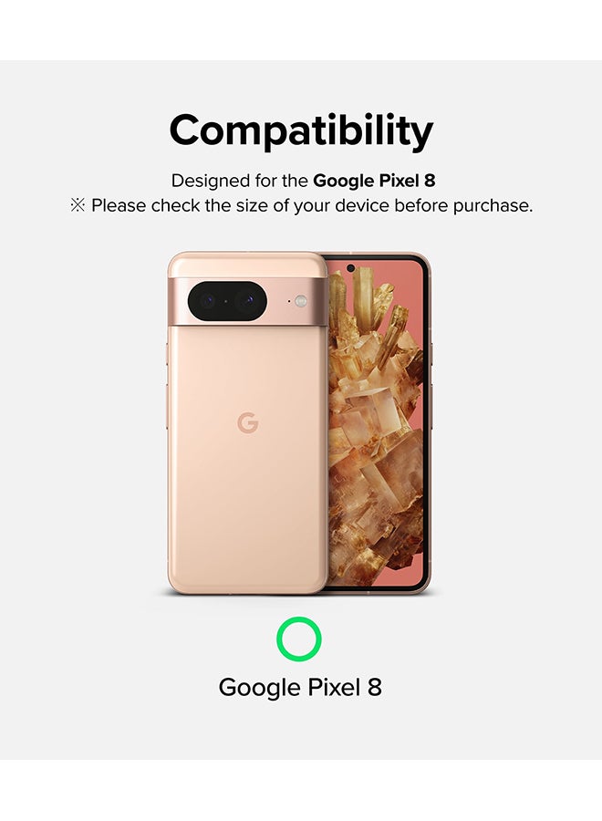 Ringke Full Cover Tempered Glass Screen Protector Compatible With Google Pixel 8, Premium 9H Hardness Protective Film With Installation Kit- 2 Pack Clear  - Image 2
