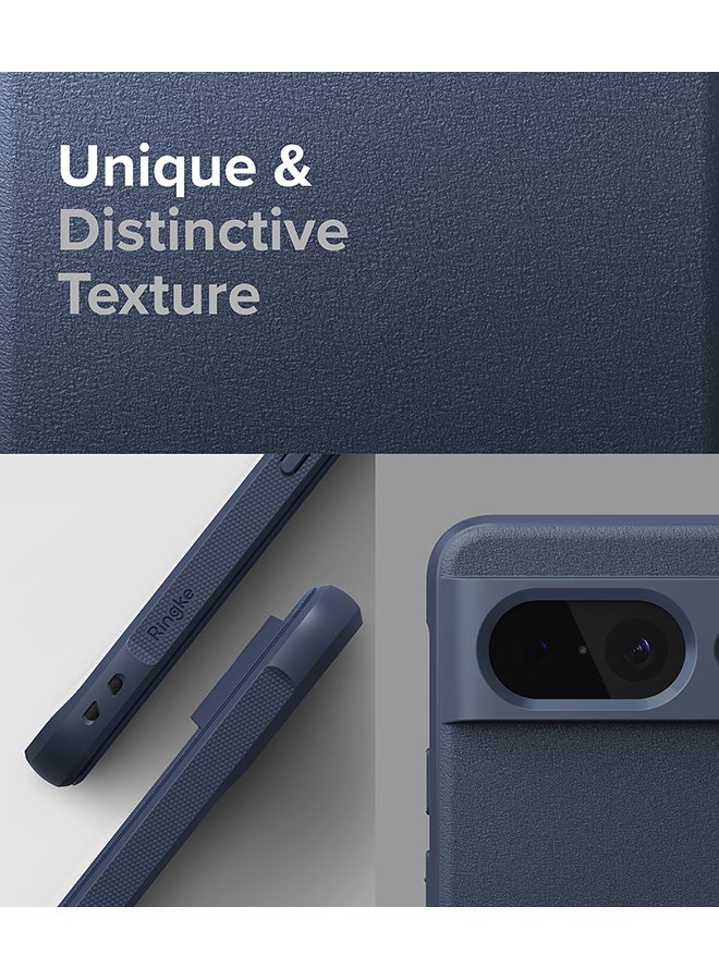 Ringke Onyx Compatible With Case, Enhanced Grip Tough Flexible Shockproof Rugged TPU Bumper Drop Protection Phone Cover For Pixel 8- Navy - Image 2