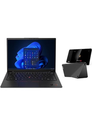 ThinkPad X1 Carbon Gen 11 Business Laptop With 14-Inch Display, Core i7-1365U Processor/32GB RAM/2TB SSD/Intel Iris XE Graphics/Windows 11 Pro FREE Lenovo Thinksmart view 8” Display English Black - pnsku/N70022746V/45/_/1699858154/43e2649a-f77b-4bba-9230-a84f689ffff3