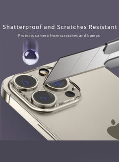 MARGOUN iPhone 15 Pro Max 6.7 Inch Camera Lens Protector Tempered Glass 9H Hardness Ultra HD Anti-Scratch Easy To Install Case Friendly Clear Full Coverage Guard Clear  - Image 4