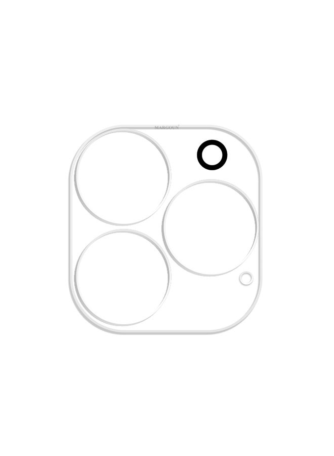 MARGOUN - iPhone 15 Pro Max 6.7 Inch Camera Lens Protector Tempered Glass 9H Hardness Ultra HD Anti-Scratch Easy To Install Case Friendly Clear Full Coverage Guard Clear - Image 1