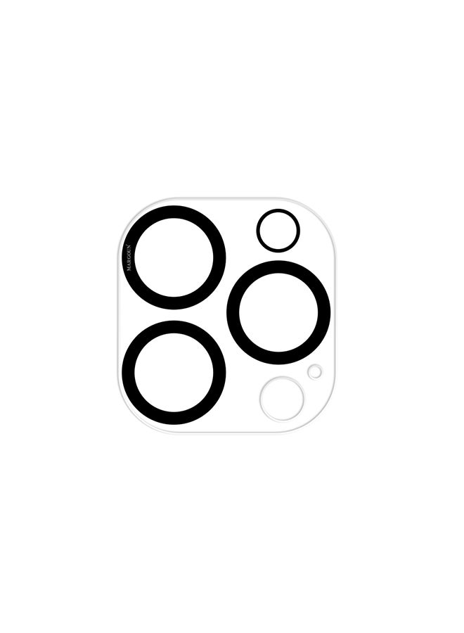 MARGOUN - iPhone 15 Pro 3D Camera Lens Protector Tempered Glass 9H Hardness Ultra HD Anti-Scratch Easy To Install Case Friendly Full Coverage Guard Clear - Image 1