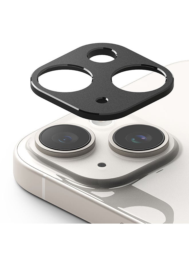 Ringke Pack Of 2 Camera Styling Compatible With iPhone 15 Plus / 15 Camera Lens Protector Aluminium Frame Tough Protective Cover Sticker Black - Image 1