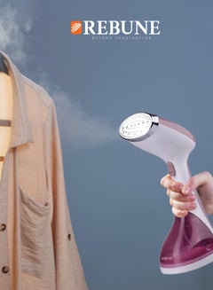 REBUNE Portable Handheld Steam Iron 220 ml 1400 W ON00001P PINK  - Image 4