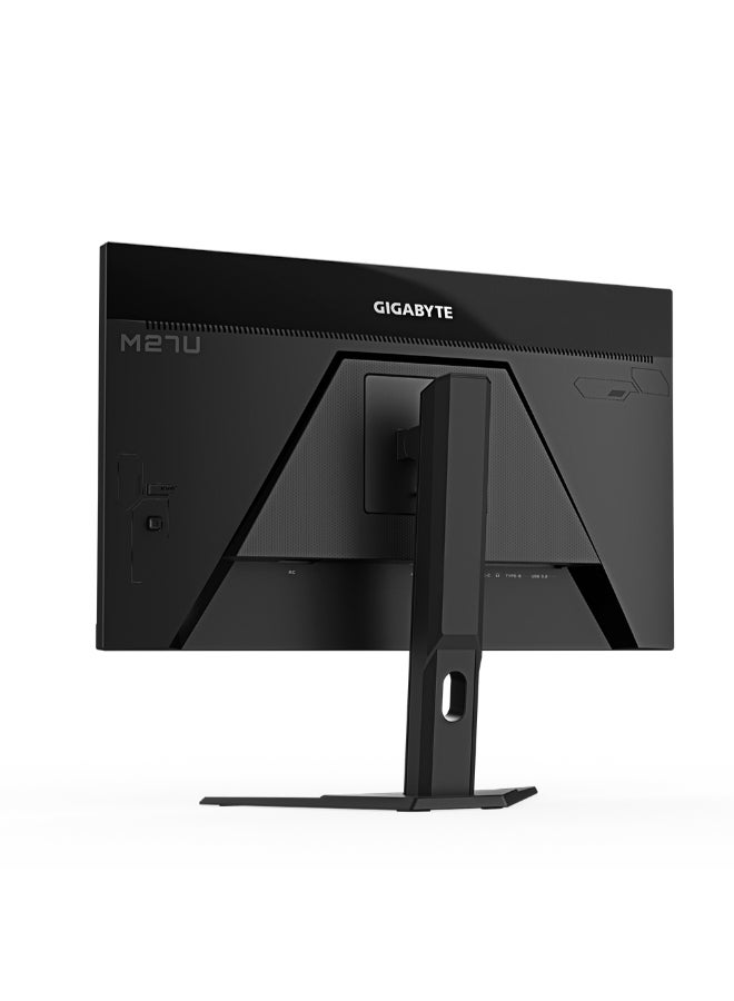 GIGABYTE - M27U 27" 160Hz 2160P UHD-KVM Gaming Monitor, 3840 x 2160 4k SS IPS Display, 1ms (MPRT) Response Time, 95% DCI-P3, HDR, FreeSync Premium Pro, 1x DP 1.4, 2X HDMI 2.1, 3X USB 3.2, 1x USB Type-C Black - Image 1