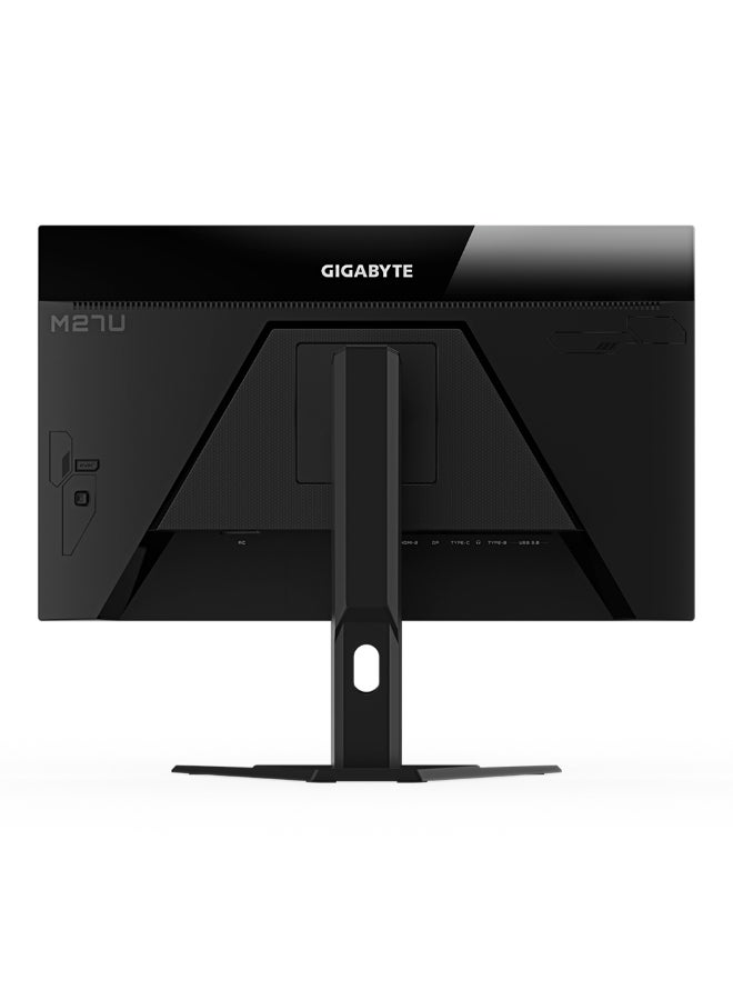 GIGABYTE - M27U 27" 160Hz 2160P UHD-KVM Gaming Monitor, 3840 x 2160 4k SS IPS Display, 1ms (MPRT) Response Time, 95% DCI-P3, HDR, FreeSync Premium Pro, 1x DP 1.4, 2X HDMI 2.1, 3X USB 3.2, 1x USB Type-C Black - Image 1