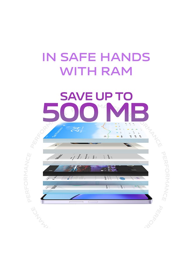 vivo - Y27 5G Dual SIM Satin Purple 8GB RAM 256GB 5000mAH, NFC With Wired Earphones And Phone Holder - Middle East Version - Image 1