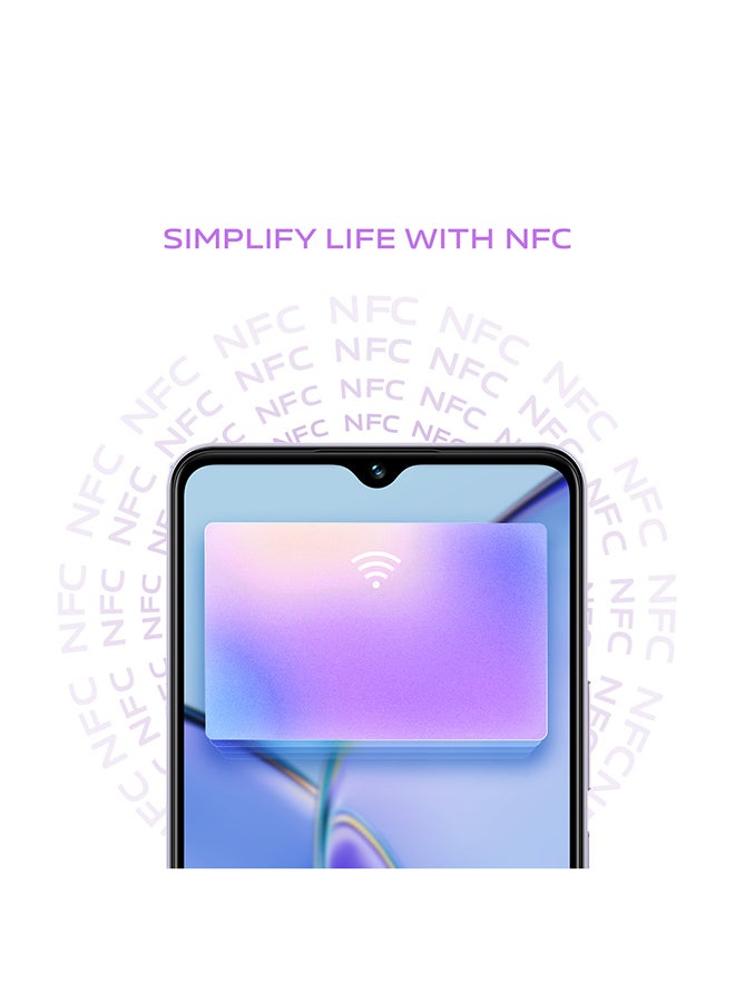 vivo - Y27 5G Dual SIM Satin Purple 8GB RAM 256GB 5000mAH, NFC With Wired Earphones And Phone Holder - Middle East Version - Image 1