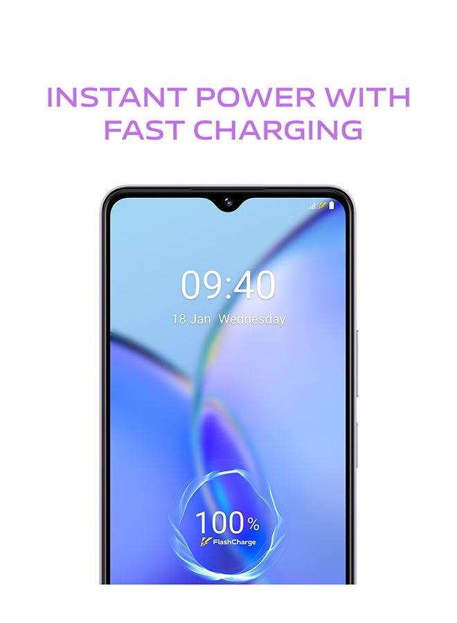 vivo - Y27 5G Dual SIM Satin Purple 8GB RAM 256GB 5000mAH, NFC With Wired Earphones And Phone Holder - Middle East Version - Image 1