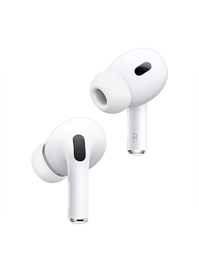 Pro (2nd Generation) Wireless Ear Buds With USB-C Charging Active Noise Cancelling Bluetooth Headphones White