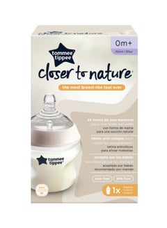 Pack Of 1 Baby Closer To Nature Newborn Feeding Bottle, 150 ML, Clear - pnsku/N70022863V/45/_/1724247148/0f2b7060-7327-478d-8f56-83a54c962857