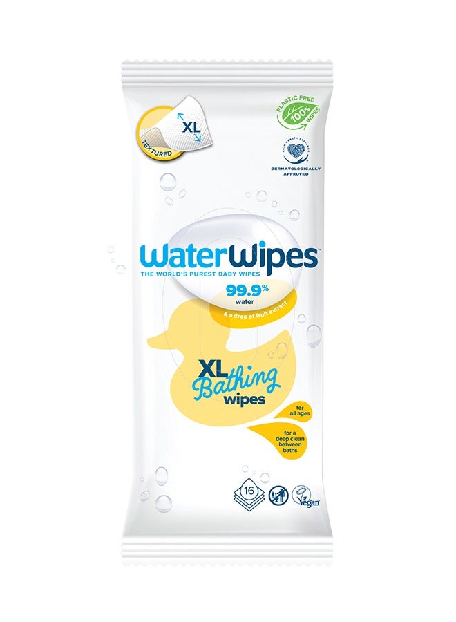 Plastic Free XL Bathing, Toddler & Baby Wipes, 99.9% Water Based Wipes, Unscented, 16 Count - pnsku/N70022866V/45/_/1699498913/f9063832-d9ae-4aba-964a-fa7c8ce0b785