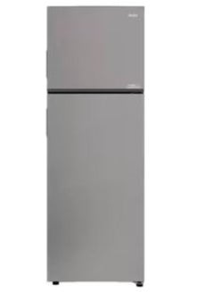 Haier Top Mount Fridge Steel 357L HRF-468NS Silver  - Image 1