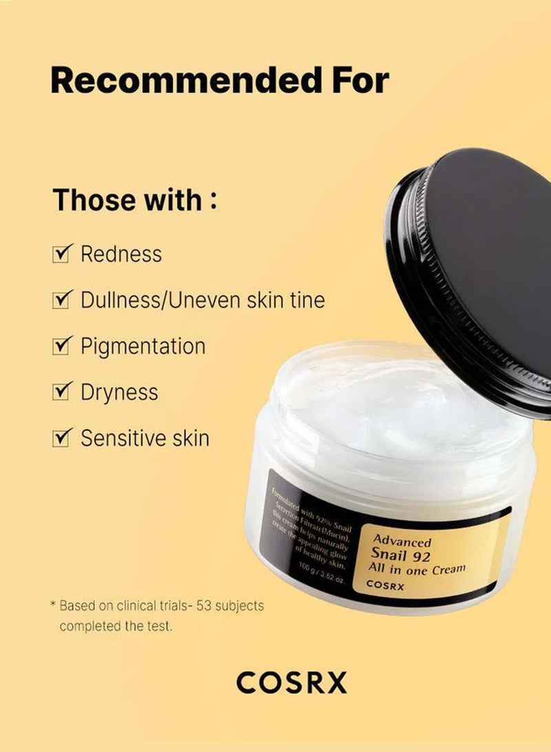 Cosrx - Advanced Snail 92 All In One Cream 100grams - Image 1