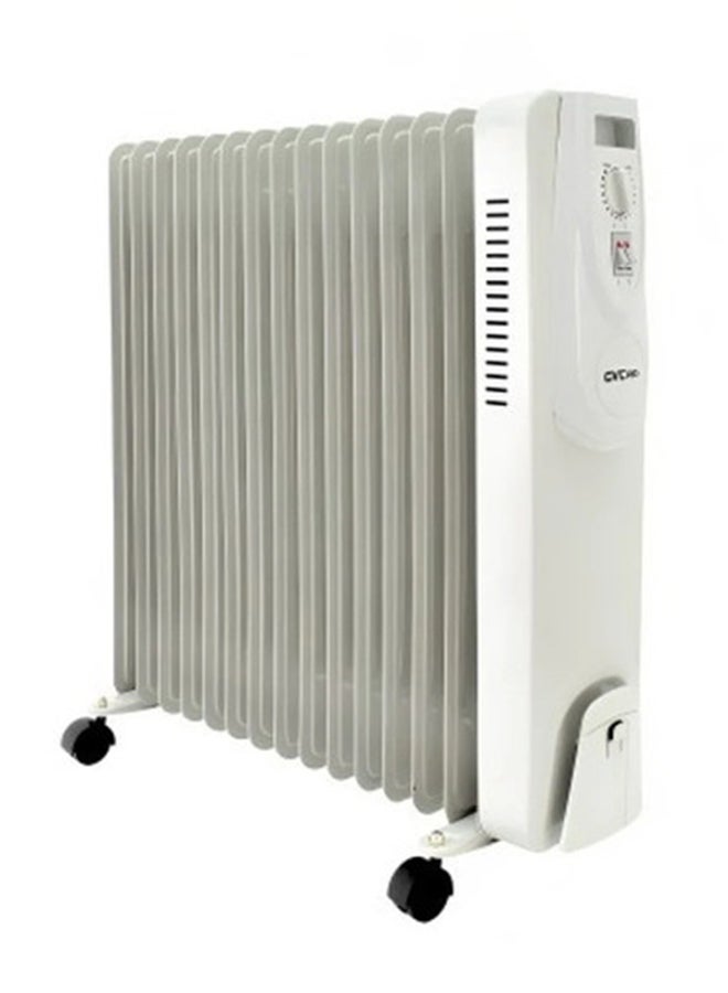 gvc pro 11-Fins Oil Heater 2500 W GVOR-2011 White  - Image 2