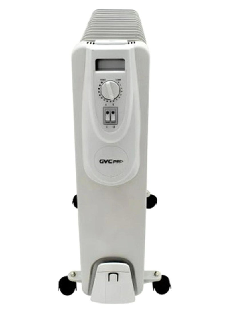 جي في سي برو دفاية زيت 11 ريشة بقدرة 2500 وات GVOR-2011 لون أبيض - Image 1