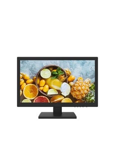 Hikvision DS-D5019QE-B 19-inch LED-backlit monitor, suitable for all uses, computer and PlayStation, with two VGA and HDMI inputs, Full HD 1366 x 768 resolution black