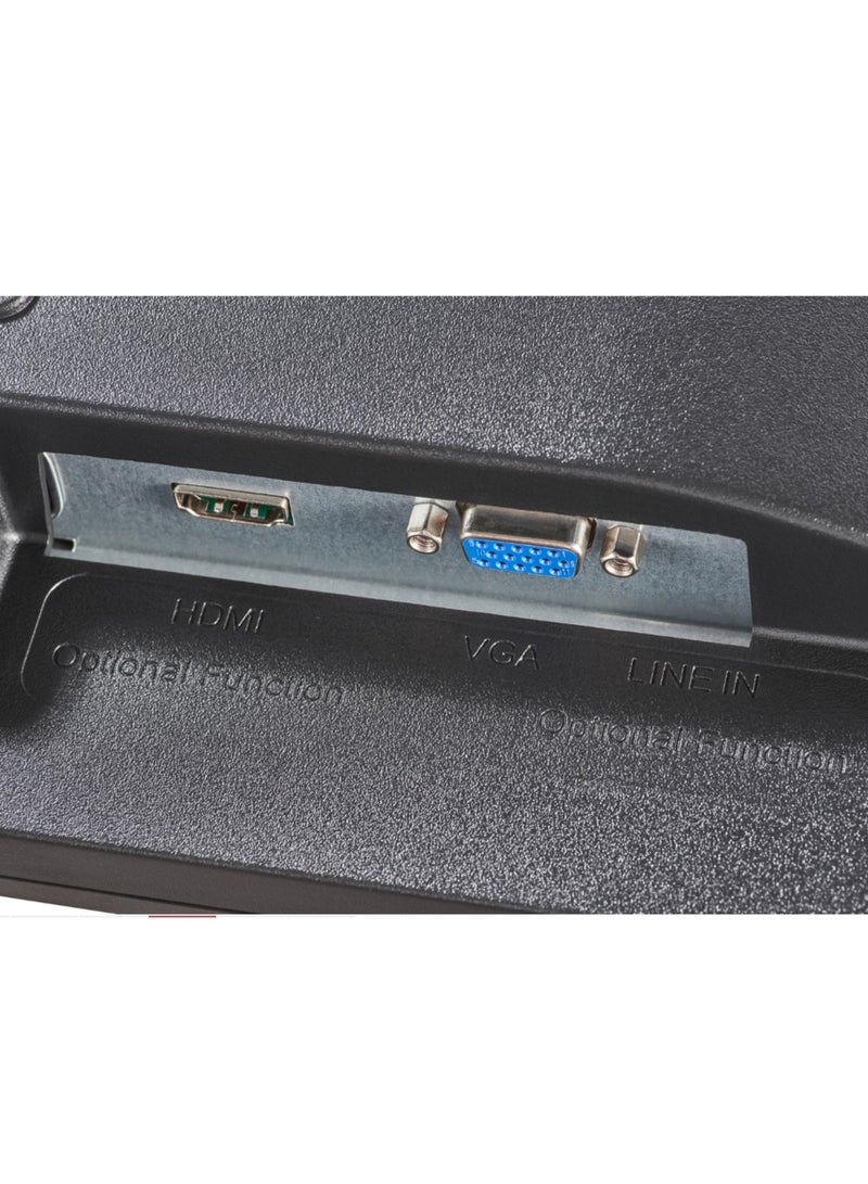 HIKVISION - Hikvision DS-D5024FN-B 22-inch LED-backlit monitor , Borderless Monitor suitable for all uses, surveillance cameras computer and PlayStation, with two VGA and HDMI inputs,Full HD1920 x 1080 resolution black - Image 1