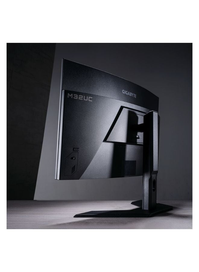 GIGABYTE - GIGABYTE M32UC 32" 144Hz (160Hz OC) 4K UHD Curved Gaming Monitor, SS VA, 3840x2160 Display, 1ms Response Time (MPRT), 1x DisplayPort 1.4, 2x HDMI 2.1, 1x USB Type-C, 4x USB 3.2 Black - Image 1