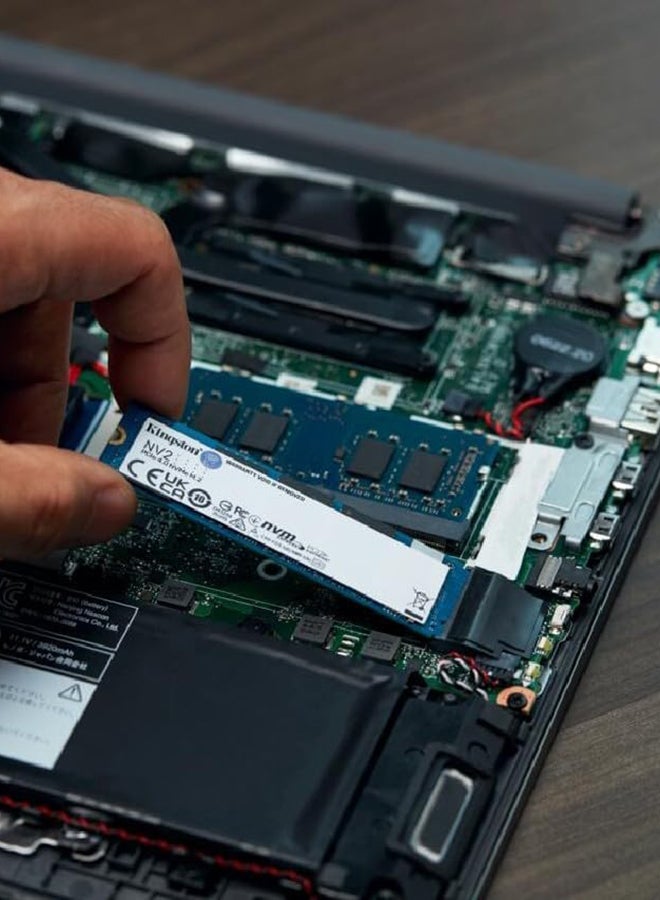 Kingston - NV2 4TB M.2 2280 NVMe Internal SSD, Up to 3500MB/s Read / 2800MB/s Write Speed, Gen 4x4 NVMe PCIe Performance, 2.17G Vibration Operating | SNV2S/4000G 4 TB - Image 1