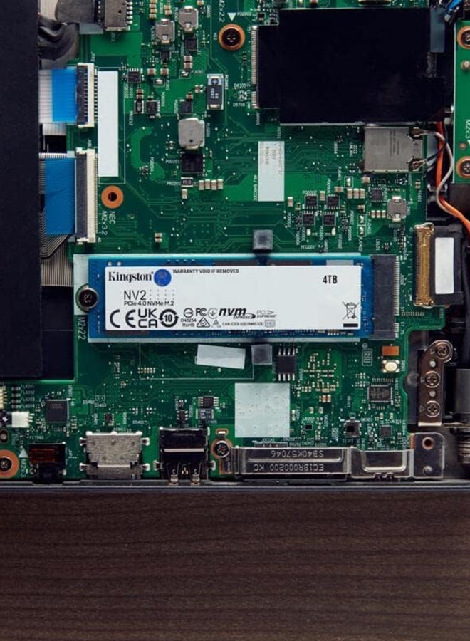 Kingston - NV2 4TB M.2 2280 NVMe Internal SSD, Up to 3500MB/s Read / 2800MB/s Write Speed, Gen 4x4 NVMe PCIe Performance, 2.17G Vibration Operating | SNV2S/4000G 4 TB - Image 1