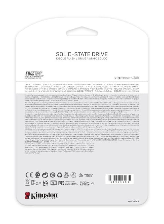 Kingston - NV2 4TB M.2 2280 NVMe Internal SSD, Up to 3500MB/s Read / 2800MB/s Write Speed, Gen 4x4 NVMe PCIe Performance, 2.17G Vibration Operating | SNV2S/4000G 4 TB - Image 1