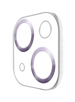 MARGOUN iPhone 15 Plus Camera Lens Protector Tempered Glass 9H Hardness Ultra HD Anti-Scratch Easy To Install Case Friendly Full Coverage Guard Light Purple  - Image 4