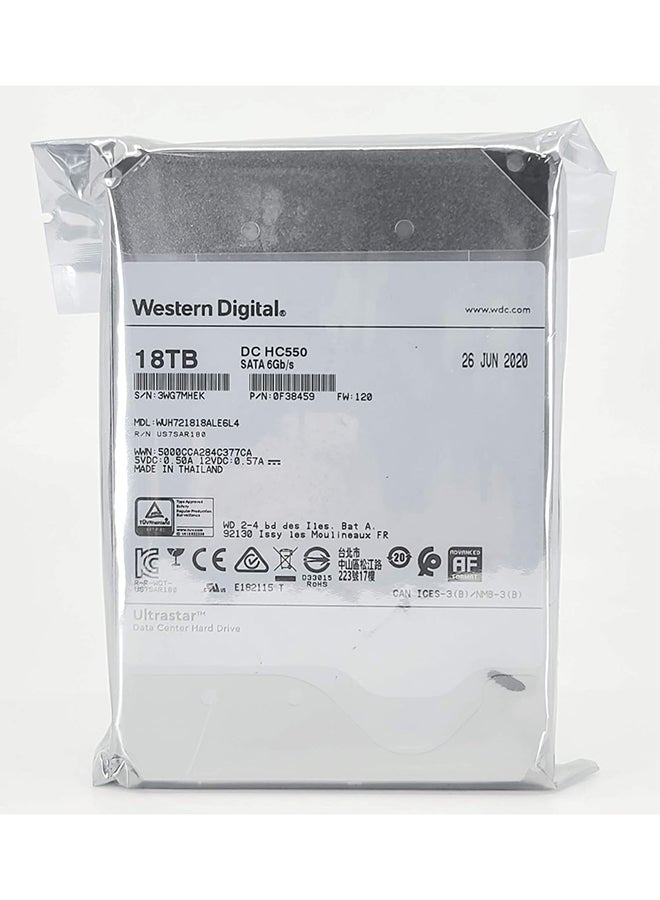 WD 18TB – Ultrastar (HGST) HC550 SATA 6Gb/s, 7200RPM SATA-6Gb/S, 512MB Buffer, 512e Se 3.5inch Helium Platform Hard Drive 18 TB  - Image 2