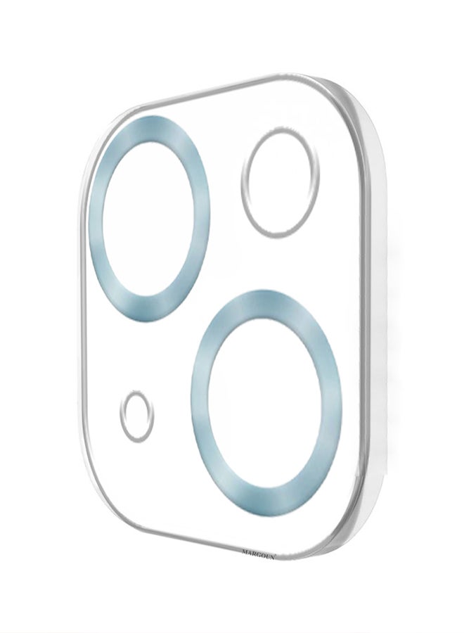 MARGOUN iPhone 15 Plus Camera Lens Protector Tempered Glass 9H Hardness Ultra HD Anti-Scratch Easy To Install Case Friendly Full Coverage Guard Seria Blue - Image 4