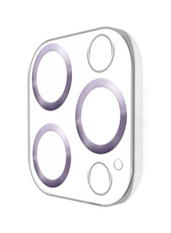 MARGOUN iPhone 15 Pro Camera Lens Protector Tempered Glass 9H Hardness Ultra HD Anti-Scratch Easy To Install Case Friendly Full Coverage Guard Light Purple  - Image 4