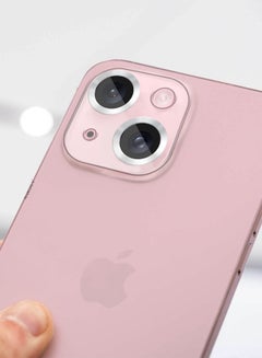 MARGOUN iPhone 15 Camera Lens Protector Tempered Glass 9H Hardness Ultra HD Anti-Scratch Easy To Install Case Friendly Full Coverage Guard Silver  - Image 5