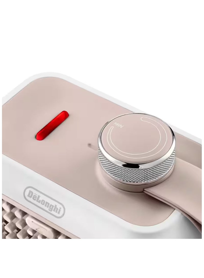 De'Longhi Portable Ceramic Fan Heater - Silent - 360 W HFX10B03.PK Pink  - Image 2