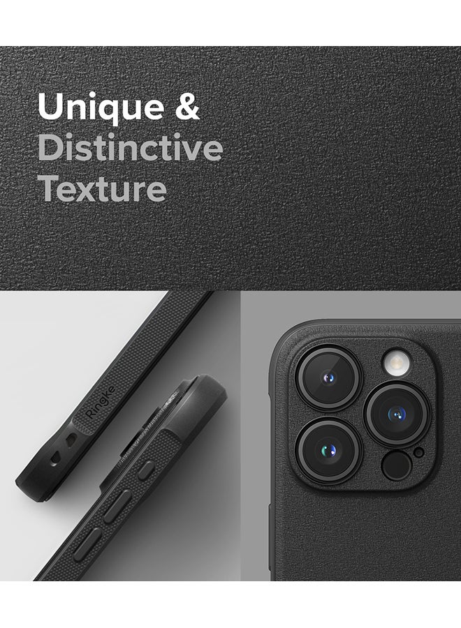 Ringke Onyx Magnetic Compatible With iPhone 15 Pro Case, Enhanced Grip Tough Flexible Shockproof Rugged TPU Bumper Drop Protection Phone Cover- Black - Image 4