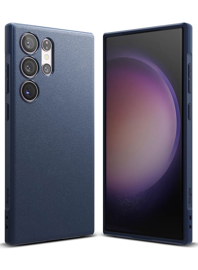 Ringke Onyx Compatible With Galaxy S23 Ultra 5G Case (2023), Rugged Shockproof Non-Slip TPU Slim Thin Phone Cover Navy - Image 1