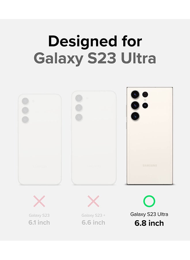 Ringke Onyx Compatible With Galaxy S23 Ultra 5G Case (2023), Rugged Shockproof Non-Slip TPU Slim Thin Phone Cover Navy - Image 2