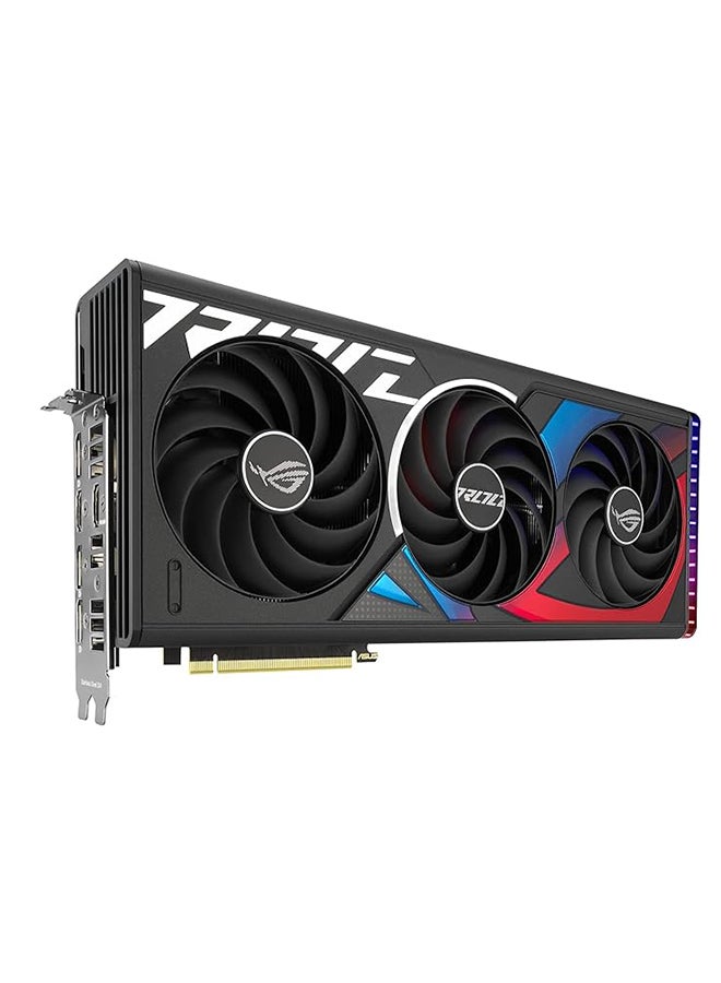 ASUS - ROG Strix NVIDIA GeForce RTX 4070 Ti OC Edition Gaming Graphics Card (PCIe 4.0, 12GB GDDR6X, HDMI 2.1a, DisplayPort 1.4a), BLACK Black - Image 1