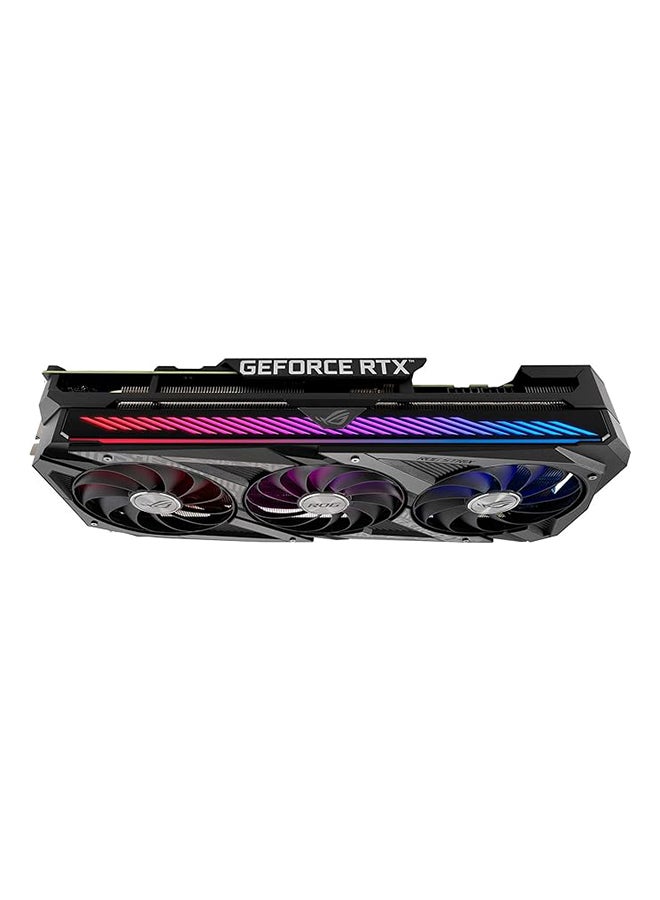 ASUS ROG Strix NVIDIA GeForce RTX 3060 Ti V2 OC Edition Gaming Graphics Card (PCIe 4.0, 8GB GDDR6, LHR, HDMI 2.1, DisplayPort 1.4a, Axial-tech Fan Design, 2.9-slot, Super Alloy Power II, GPU Tweak II) Black - Image 5