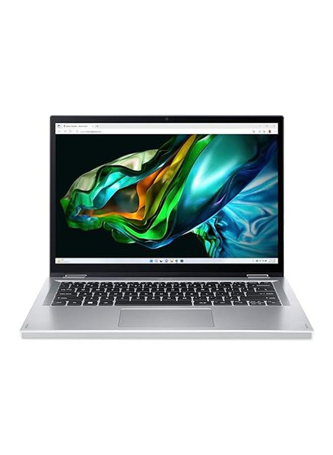 Acer - Aspire 3 Spin 14 Convertible Laptop With 14-Inch Display, Core i3-N305 Processor/8GB RAM/256GB SSD/Intel UHD Graphics/Windows 11 English Pure Silver - Image 1