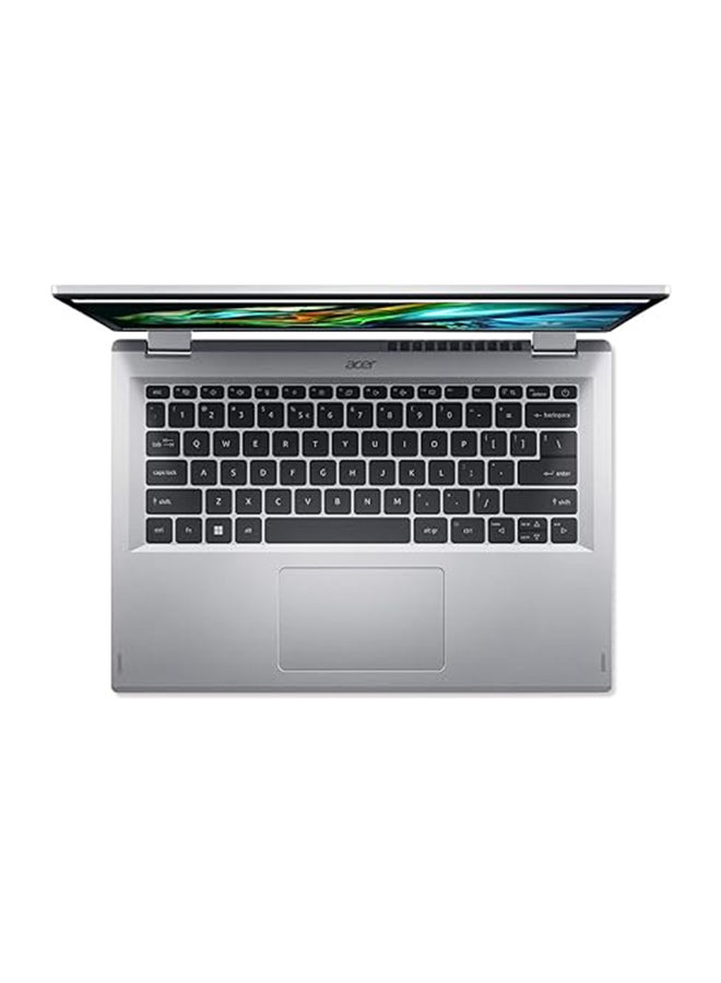 Acer - Aspire 3 Spin 14 Convertible Laptop With 14-Inch Display, Core i3-N305 Processor/8GB RAM/256GB SSD/Intel UHD Graphics/Windows 11 English Pure Silver - Image 1