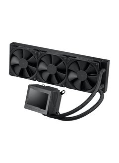 ASUS ROG Ryujin III 360 all-in-one liquid CPU cooler with 3.5" LCD, Asetek 8th gen pump, pump embedded fan and 3x Noctua 2000 PWM 120mm radiator fans Black  - Image 1